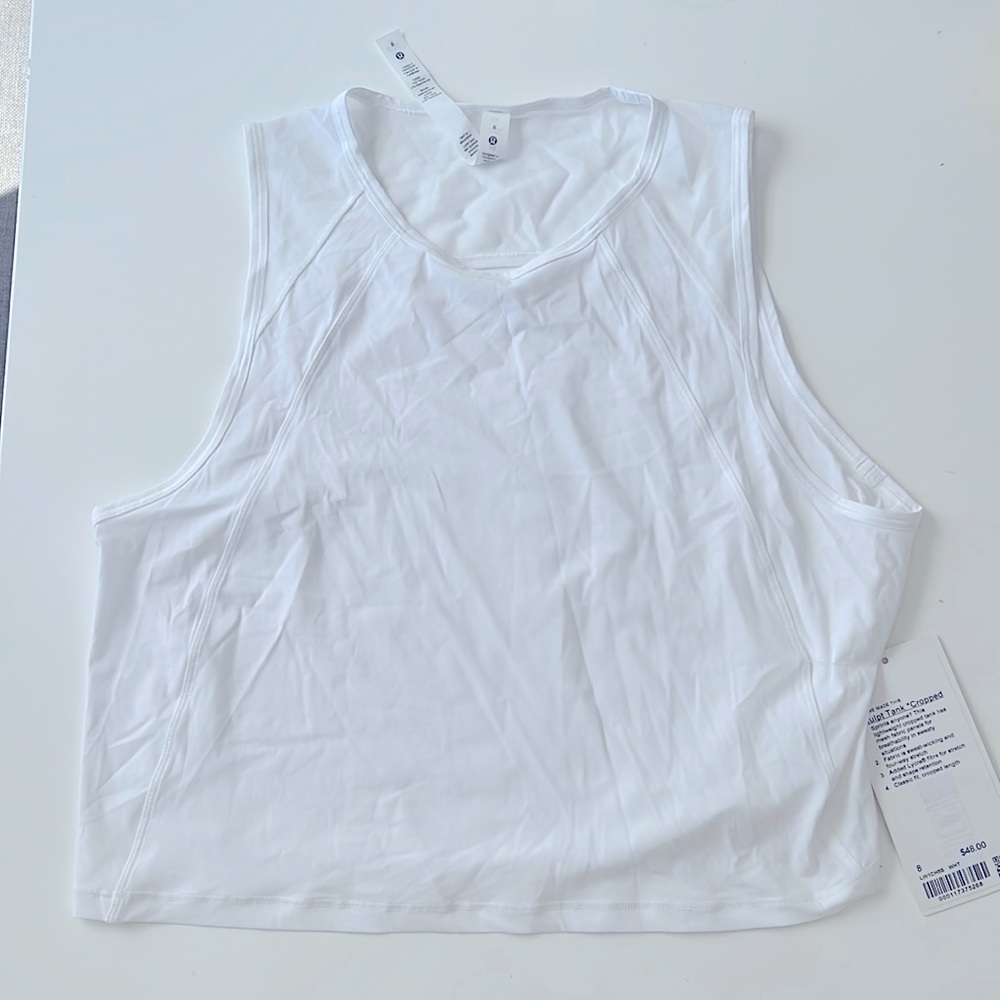 Lululemon sculpt tank cropped